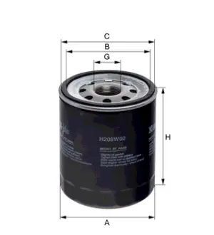Масляный корпусный HENGST H208W02