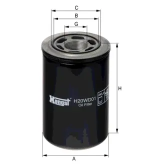 Фільтр гідравлічний HENGST H20WD01