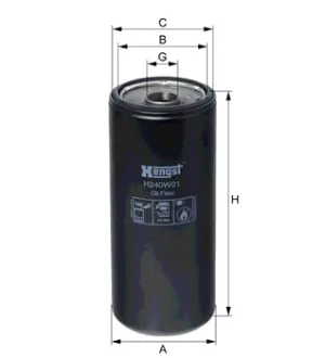 Масляный HENGST H240W01