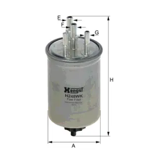 Топливный корпусный HENGST H248WK