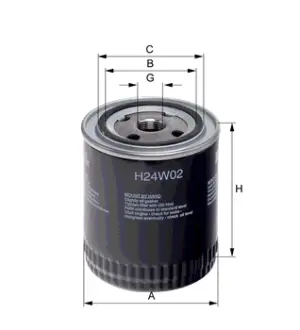 Масляный корпусный HENGST H24W02