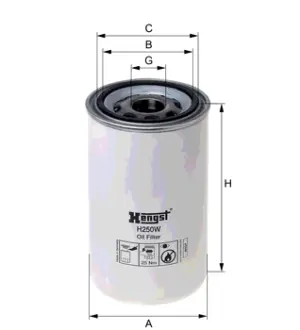 Масляный HENGST H250W
