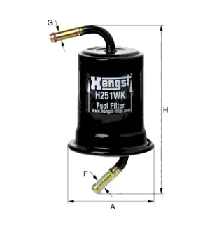Топливный магистральный HENGST H251WK