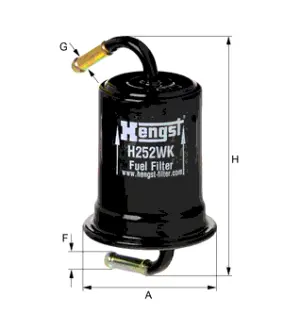 Топливный магистральный HENGST H252WK