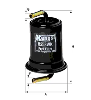 Топливный магистральный HENGST H258WK