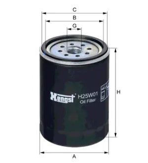 Масляный HENGST H25W01