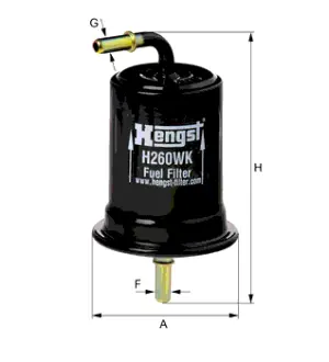 Топливный магистральный HENGST H260WK