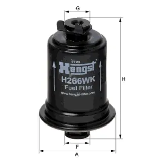 Топливный магистральный HENGST H266WK