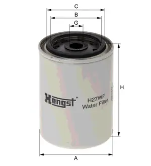 Системы охлаждения/Отделитель воды HENGST H27WF