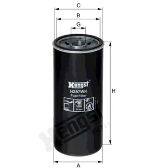 Топливный корпусный HENGST H287WK
