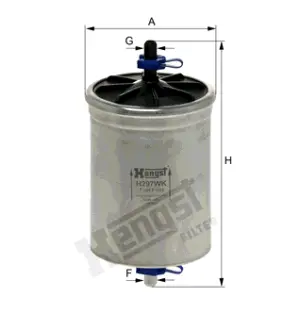 Топливный магистральный HENGST H297WK