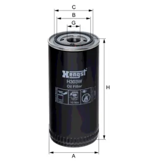 Масляный корпусный HENGST H303W