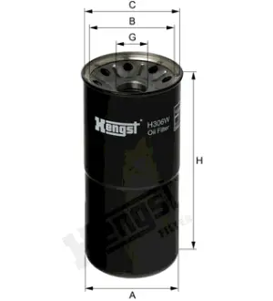 Масляный корпусный HENGST H306W