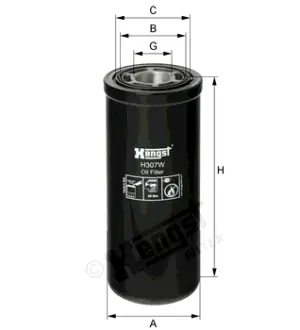 Масляный корпусный HENGST H307W