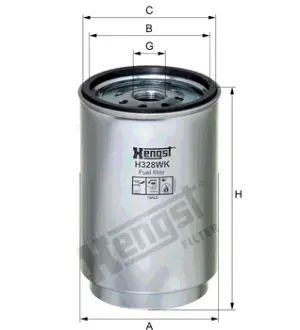 Фільтр палива HENGST H328WK