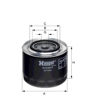 Масляный корпусный HENGST H40W01