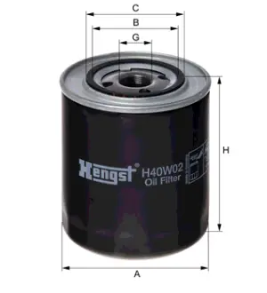 Фильтр масляный Case, Massey-Ferguson (Hengst) HENGST H40W02