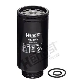 Fuel filter, water separator, Spin-On. Фильтр топливный сепаратор, накручиваемый HENGST H533WK