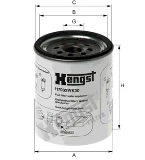 Паливний фільтр HENGST H7062WK30