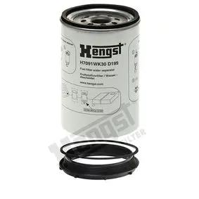 Fuel filter, water separator, Spin-On. Фильтр топливный сепаратор, накручиваемый HENGST H7091WK30D199