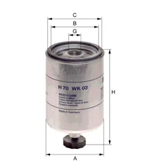 Фільтр HENGST H70WK03