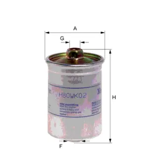 Топливный прямоточный HENGST H80WK02