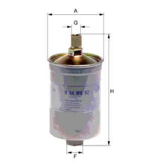 Топливный прямоточный HENGST H84WK02