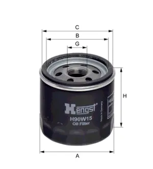 Масляный корпусный HENGST H90W15
