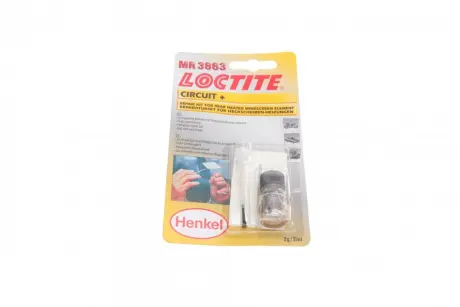 LOCTITE MR 3863, 2G Клей для ремонту обогрева скла і контактів HENKEL 1151364