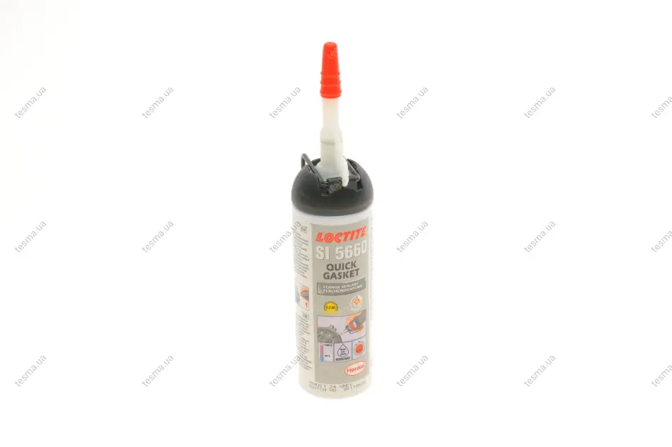 LOCTITE SI 5660, 100ML Герметик силіконовий (сірий) (маслостійкий) HENKEL 2326228 (фото 1)