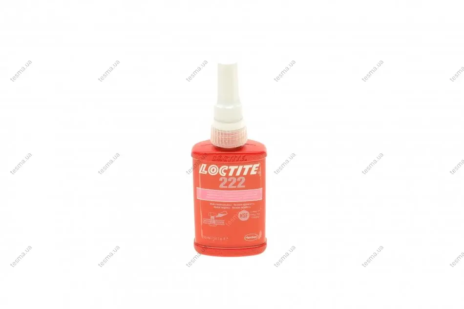 Фіксатор різьби LOCTITE 222 (розовий) 50 мл (низкой фіксації) HENKEL 245635 (фото 1)