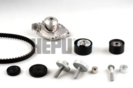 Водяной насос + комплект зубчатого ремня HEPU PK09553