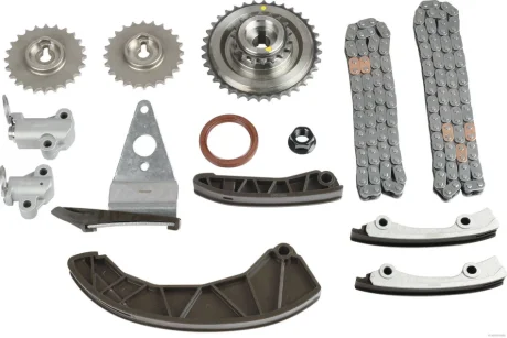 Комплект ГРМ (ланцюг + шестерня) HYUNDAI ACCENT III, ACCENT IV, ELANTRA IV, ELANTRA V, ELANTRA VI, GETZ, I10 I, I20 ACTIVE, I20 I, I20 II, I30, I40 I, I40 I CW, IX20, IX35, MATRIX 1.1D-1.7D 10.01- HERTH BUSS J1190509