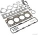 Комплект прокладок двигуна (верх) RENAULT GRAND SCENIC II, GRAND SCENIC III, LAGUNA II, MEGANE, MEGANE II, MEGANE III, SCENIC II, SCENIC III SUZUKI GRAND VITARA II 1.9D 11.02- HERTH BUSS J1248039 (фото 1)