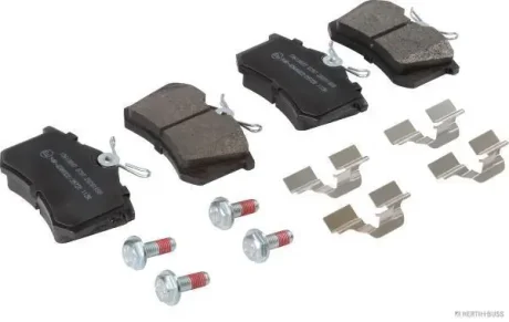 Колодки гальмівні дискові задні Citroen BERLINGO; C4; C3; DS3; Peugeot PARTNER (вир-во Jak… HERTH BUSS J3610807