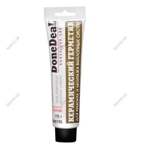 Герметик для выхлопных систем DONE DEAL Steel Reinforced Muffler Cement, 170gr HI-GEAR DD6785 (фото 1)