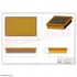 Air filter. Фильтр воздушный HIFI FILTER ASP000204AA011 (фото 3)