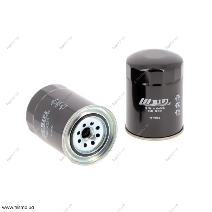 Фильтр топливный, накручиваемый. Фільтр паливний, накручуваний. Fuel filter, Spin-On HIFI FILTER FT7231 (фото 1)