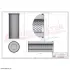 Air oil filter, separator. Фильтр воздушно масляный сепаратор HIFI FILTER OA1050 (фото 3)