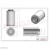 air oil filter, separator. фильтр воздушно масляный сепаратор HIFI FILTER OA1086 - фото 3