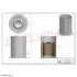air oil filter, separator. фильтр воздушно масляный сепаратор HIFI FILTER OS5128 - фото 2
