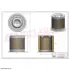 air oil filter, separator. фильтр воздушно масляный сепаратор HIFI FILTER OS8020 - фото 3