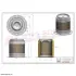 Air oil filter, separator. Фильтр воздушно масляный сепаратор HIFI FILTER OT5085 (фото 3)