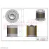 Air oil filter, separator. Фильтр воздушно масляный сепаратор HIFI FILTER OT5523 (фото 3)