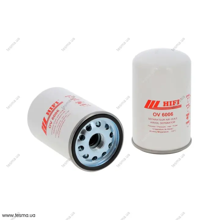air oil filter, separator. фильтр воздушно масляный сепаратор HIFI FILTER OV6006 - фото 1