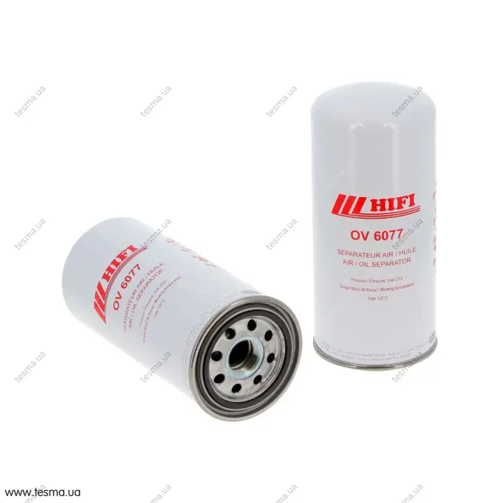 Air oil filter, separator. Фильтр воздушно масляный сепаратор HIFI FILTER OV6077 (фото 1)