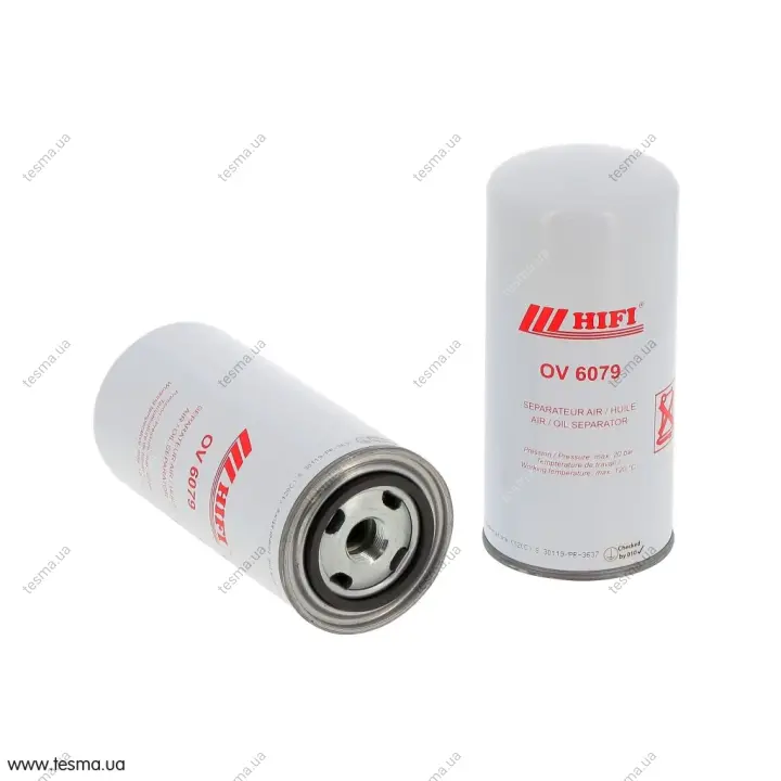 Air oil filter, separator. Фильтр воздушно масляный сепаратор HIFI FILTER OV6079 (фото 1)