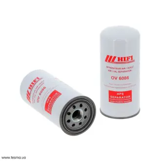 Air oil filter, separator. Фильтр воздушно масляный сепаратор HIFI FILTER OV6086