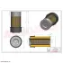 Фильтр воздушный HIFI FILTER SA11683K (фото 2)