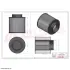 Фильтр воздушный HIFI FILTER SAB125003 (фото 2)